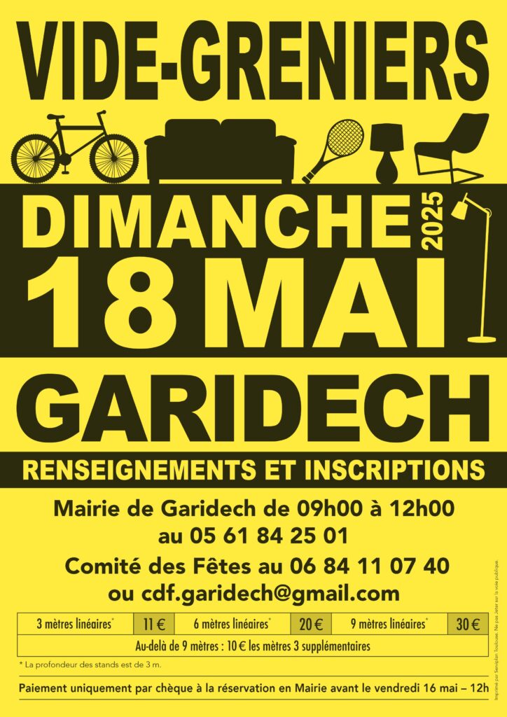 Illustration événement Vide-Greniers à Garidech